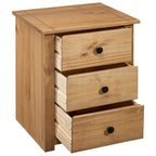 vidaXL Nachtschrank 46x40x57 cm Kiefernholz Panama