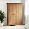 vidaXL Kleiderschrank 3-Türig 118×50×171,5 cm Kiefer Panama Serie
