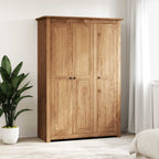 vidaXL Kleiderschrank 3-Türig 118×50×171,5 cm Kiefer Panama Serie