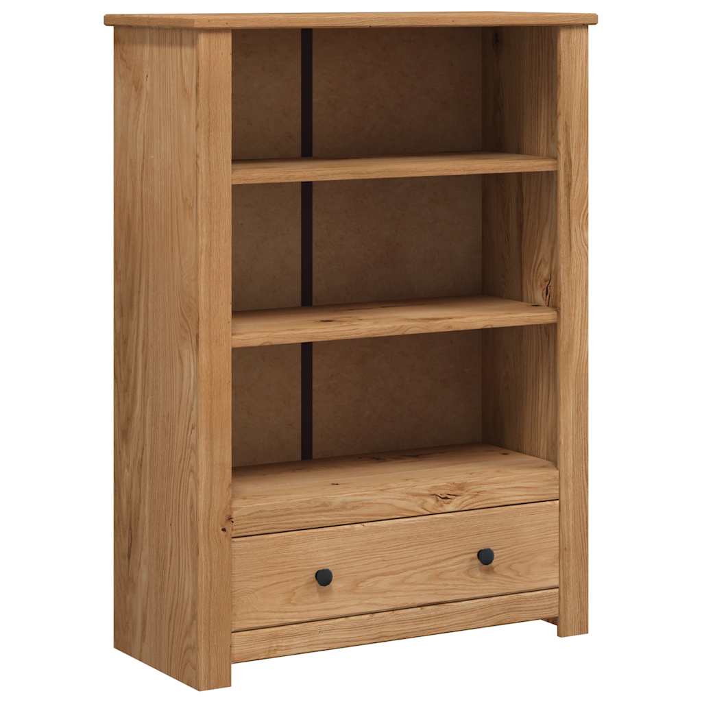 vidaXL Bücherregal 80 x 35 x 110 cm Massivholz Panama-Kiefer