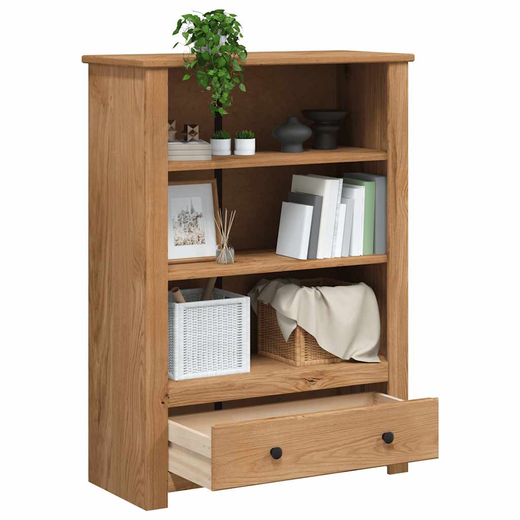 vidaXL Bücherregal 80 x 35 x 110 cm Massivholz Panama-Kiefer
