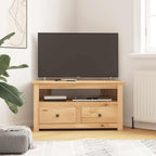 vidaXL TV-Eckschrank 93 x 49 x 49 cm Massivholz Panama-Kiefer