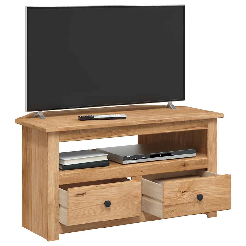 vidaXL TV-Eckschrank 93 x 49 x 49 cm Massivholz Panama-Kiefer