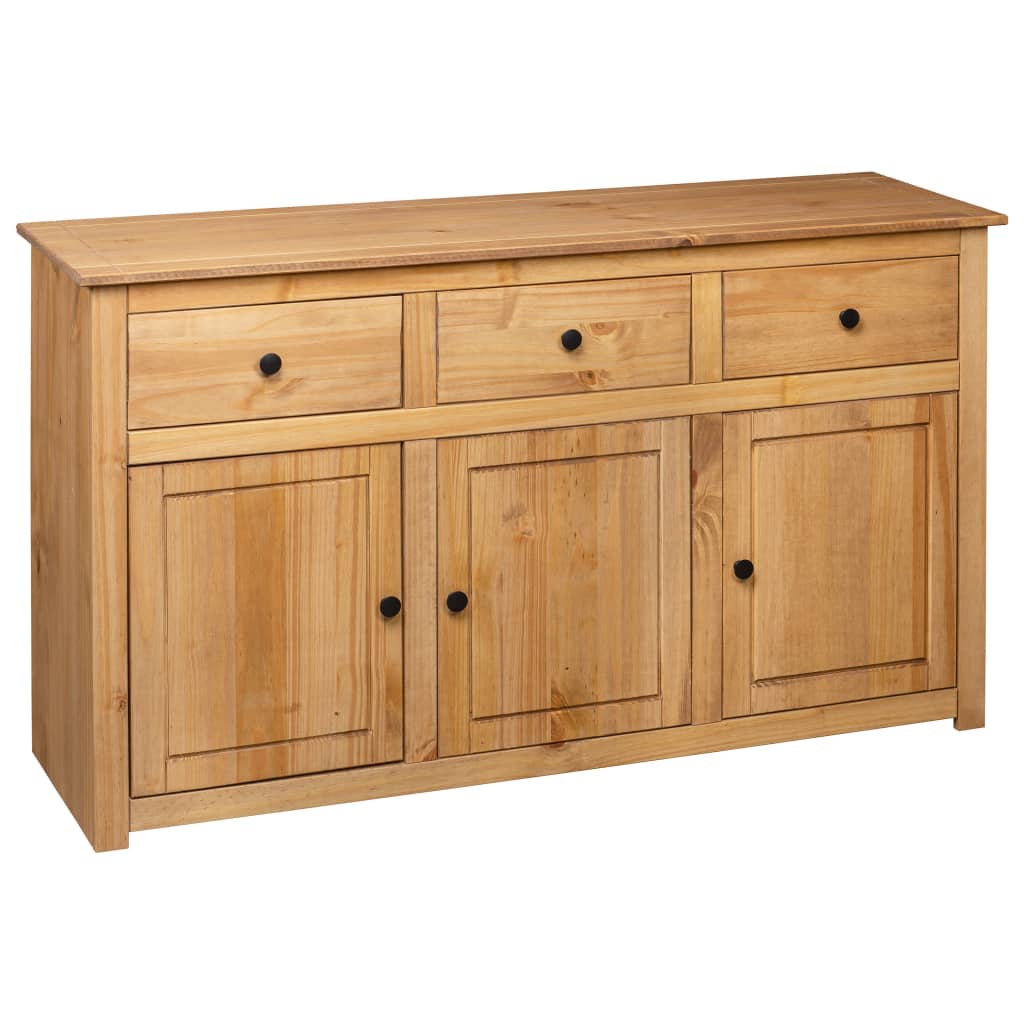 vidaXL Sideboard 135 x 40 x 80 cm Massivholz Panama-Kiefer