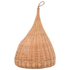vidaXL Katzenhaus mit Kissen 40x60 cm Naturweide Tipi