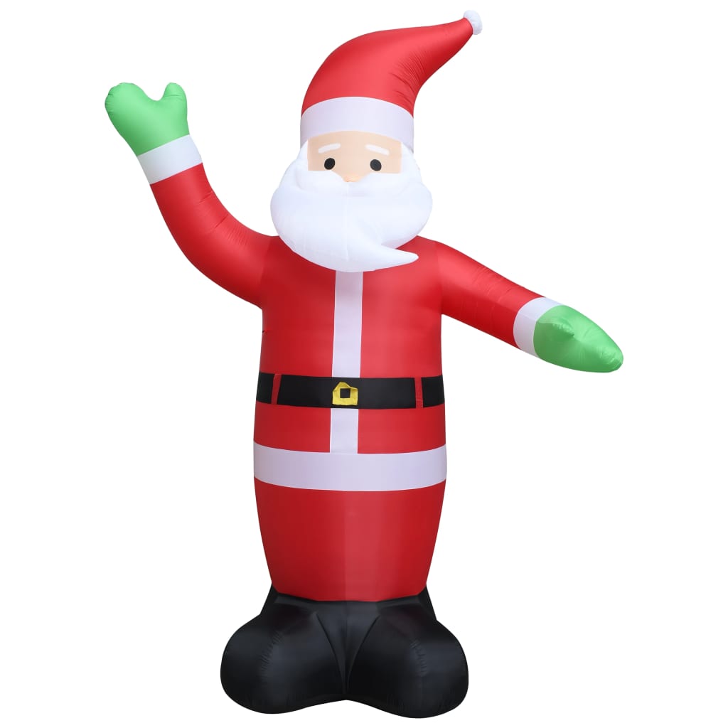 vidaXL Aufblasbarer Weihnachtsmann LED IP20 600 cm XXL