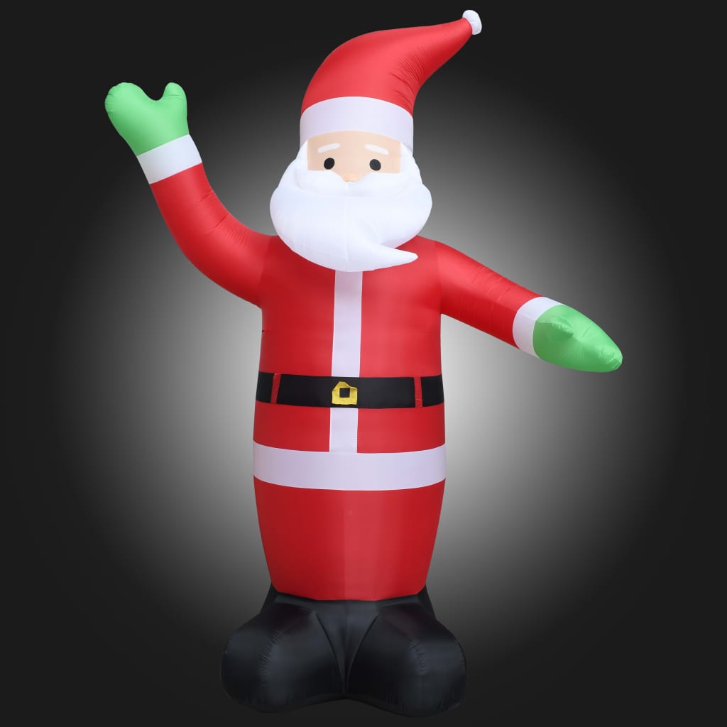 vidaXL Aufblasbarer Weihnachtsmann LED IP20 600 cm XXL