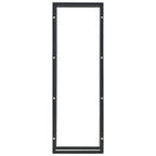 vidaXL Brennholzregal Schwarz 50 x 20 x 150 cm Stahl