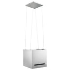 vidaXL Hängende Inselhaube Touch-Sensor LCD 37 cm Edelstahl