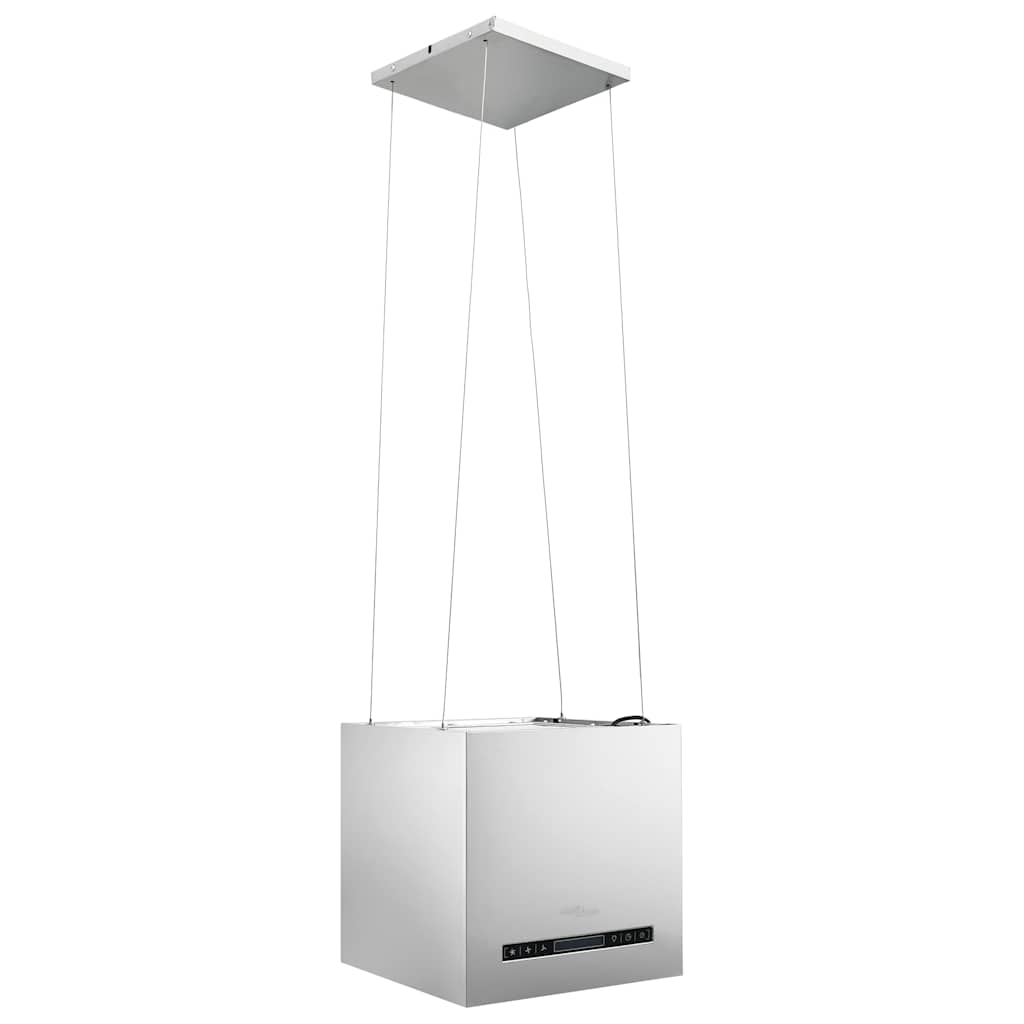 vidaXL Hängende Inselhaube Touch-Sensor LCD 37 cm Edelstahl