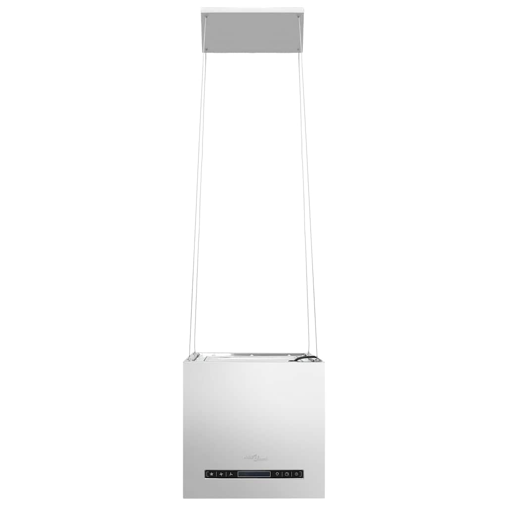 vidaXL Hängende Inselhaube Touch-Sensor LCD 37 cm Edelstahl