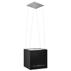 vidaXL Hängende Inselhaube Touch-Sensor LCD 37 cm Beschichteter Stahl