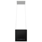 vidaXL Hängende Inselhaube Touch-Sensor LCD 37 cm Beschichteter Stahl