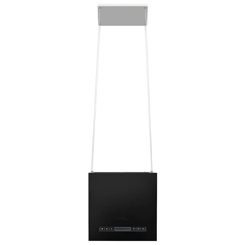 vidaXL Hängende Inselhaube Touch-Sensor LCD 37 cm Beschichteter Stahl