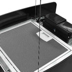 vidaXL Hängende Inselhaube Touch-Sensor LCD Gehärtetes Glas