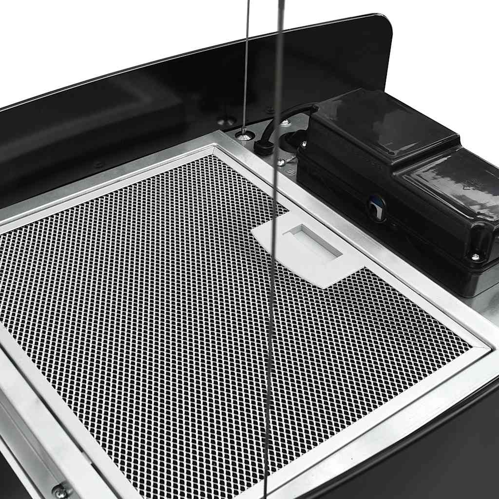 vidaXL Hängende Inselhaube Touch-Sensor LCD Gehärtetes Glas