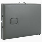 vidaXL Massagetisch mit 2 Zonen Holzrahmen Anthrazit 186×68 cm