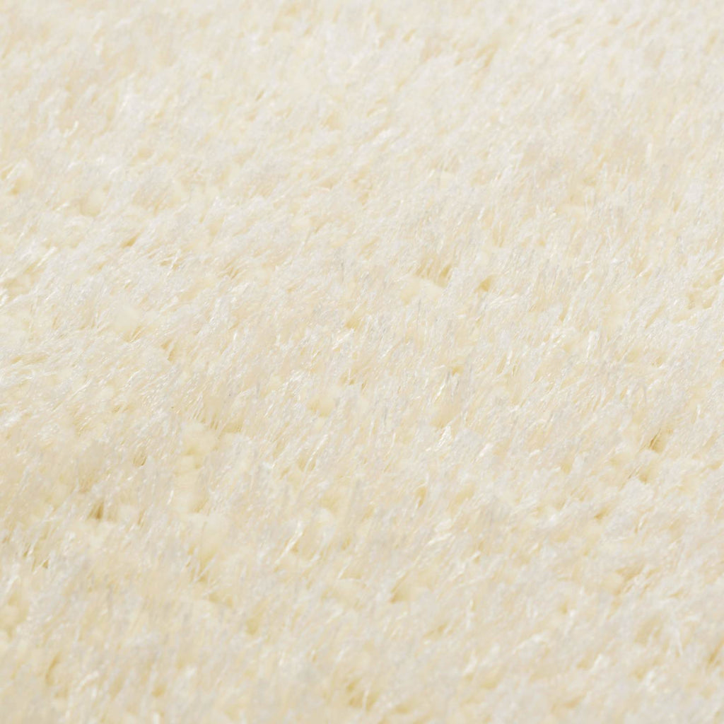 vidaXL Shaggy Bereichsteppich Creme 120 x 160 cm Polyethylen