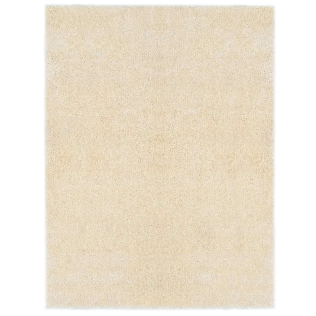 vidaXL Shaggy Bereichsteppich Creme 120 x 160 cm Polyethylen