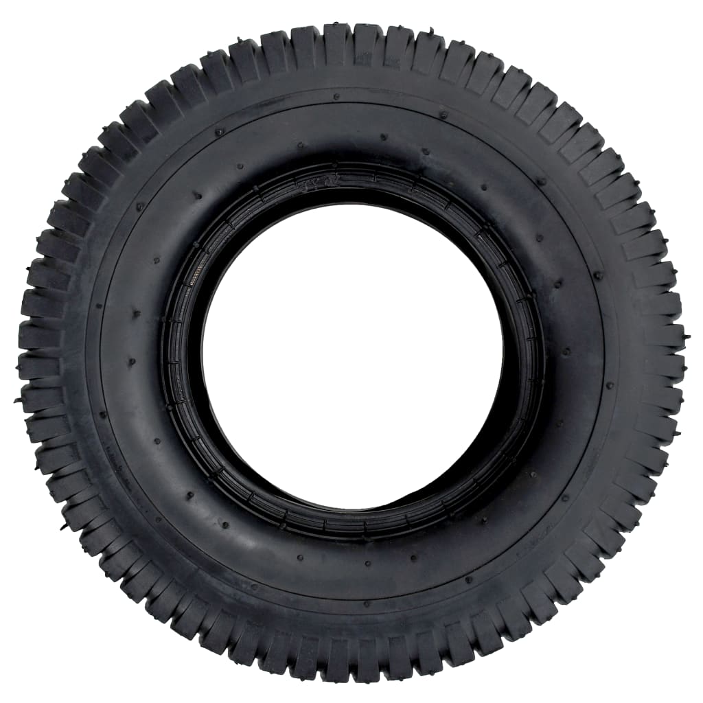 vidaXL Schubkarrenreifen 2 Stk. 13x5.00-6 4PR Gummi