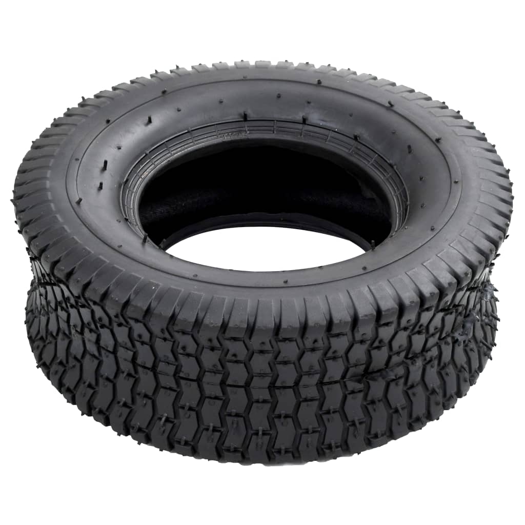 vidaXL Schubkarrenreifen 2 Stk. 13x5.00-6 4PR Gummi