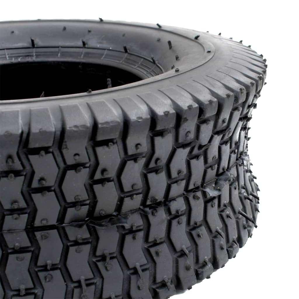 vidaXL Schubkarrenreifen 2 Stk. 13x5.00-6 4PR Gummi