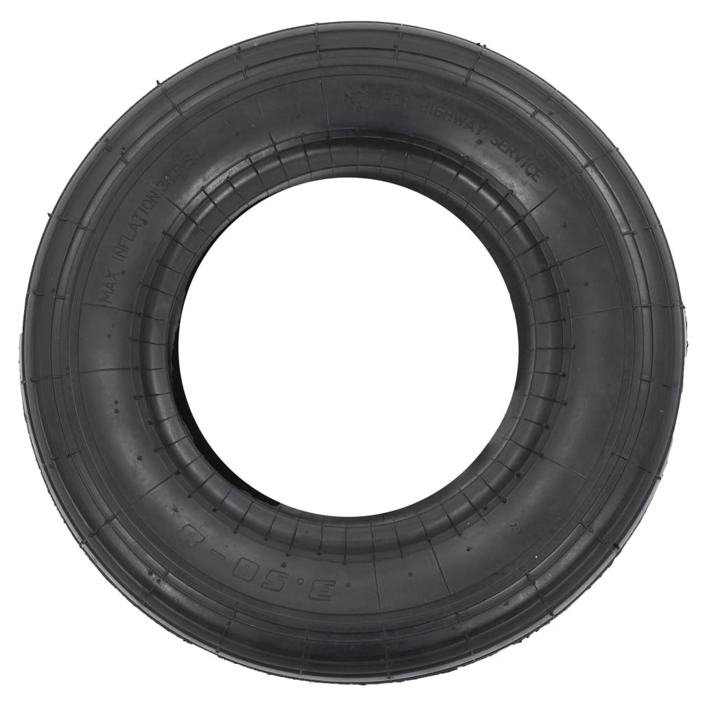 vidaXL Schubkarrenreifen 3.50-8 4PR Gummi