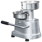 vidaXL Hamburgerpresse mit 500 Trennpapieren Aluminium 10 cm