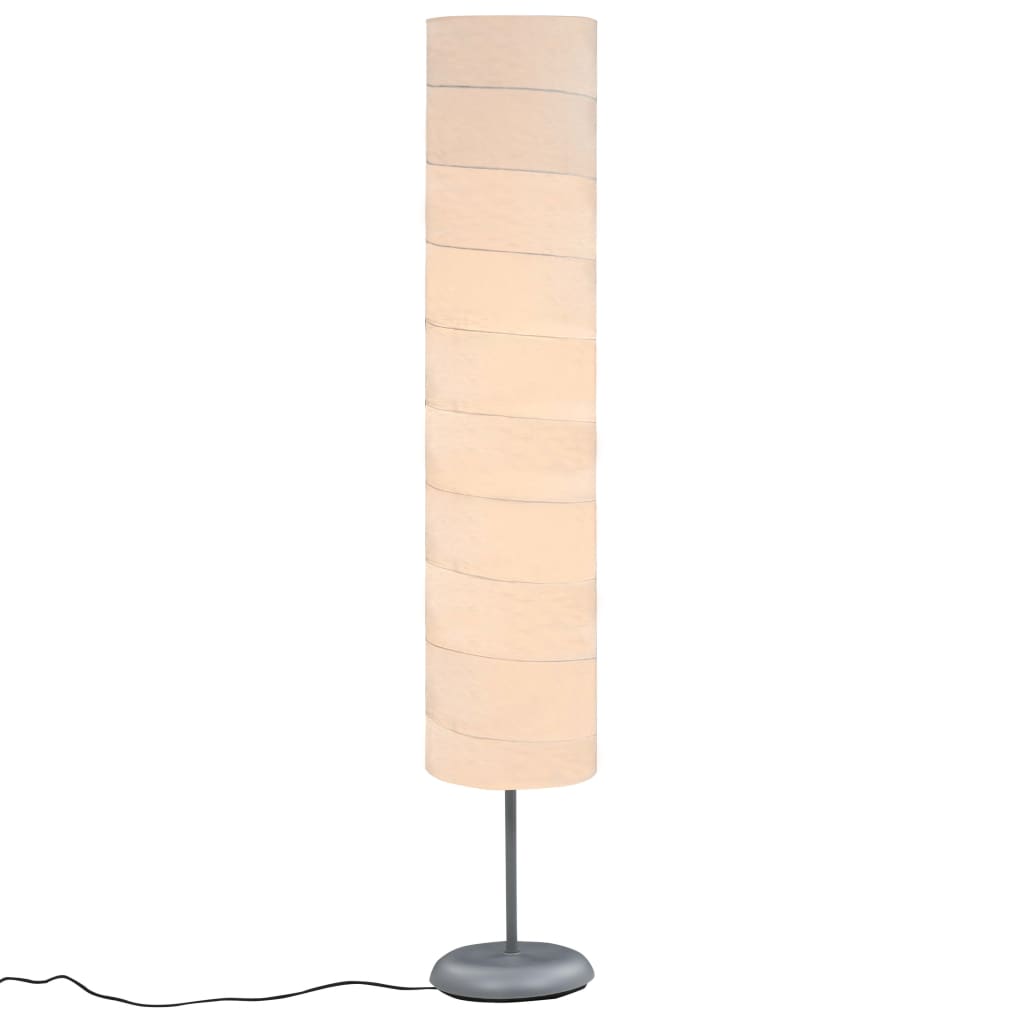 vidaXL Standleuchte 121 cm Weiß E27
