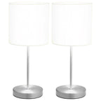 vidaXL Tischlampen 2 Stk. Touch-Sensor Weiß E14