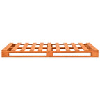 vidaXL Palettenbett Braun Kiefernholz 140x200 cm