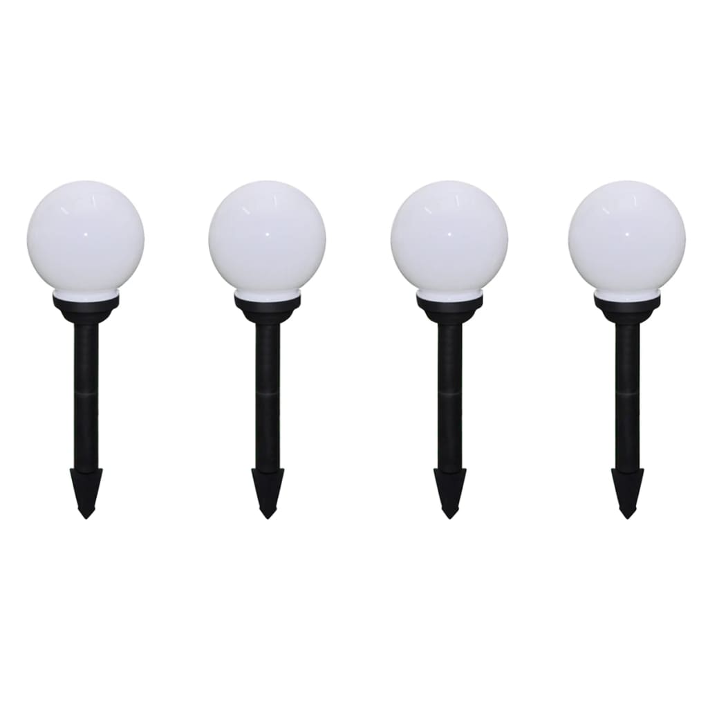 vidaXL Wegeleuchten 8 Stk. LED 15 cm mit Erdspieß