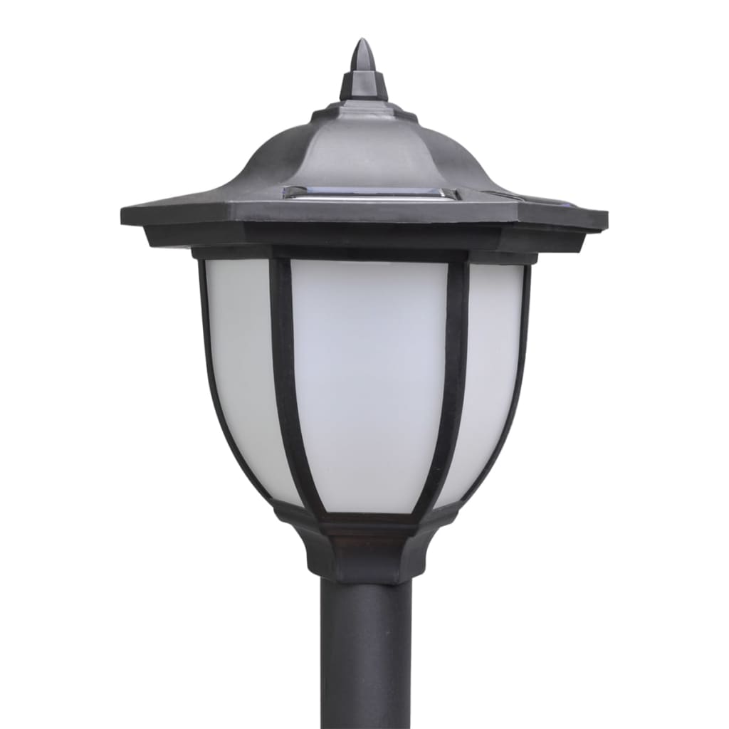 vidaXL Solarleuchten 4 Stk. mit Kette und Pfosten