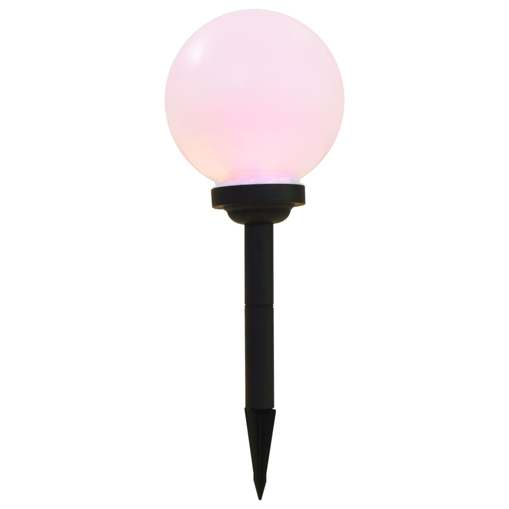 vidaXL Außen-Solarlampen 6 Stk. LED Kugel 20 cm RGB