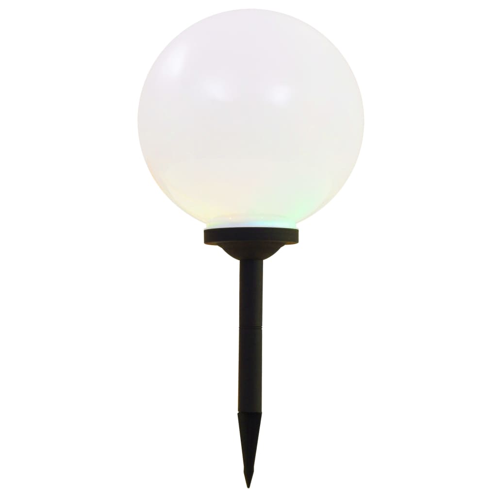 vidaXL Außen-Solarlampen 4 Stk. LED Kugel 30 cm RGB