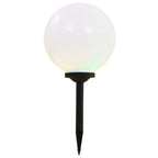 vidaXL Außen-Solarlampen 4 Stk. LED Kugel 30 cm RGB