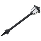 vidaXL Solar-Außenleuchten 6 Stk. LED Schwarz