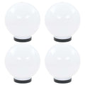vidaXL LED-Gartenleuchten 4 Stk. Kugelförmig 20 cm PMMA