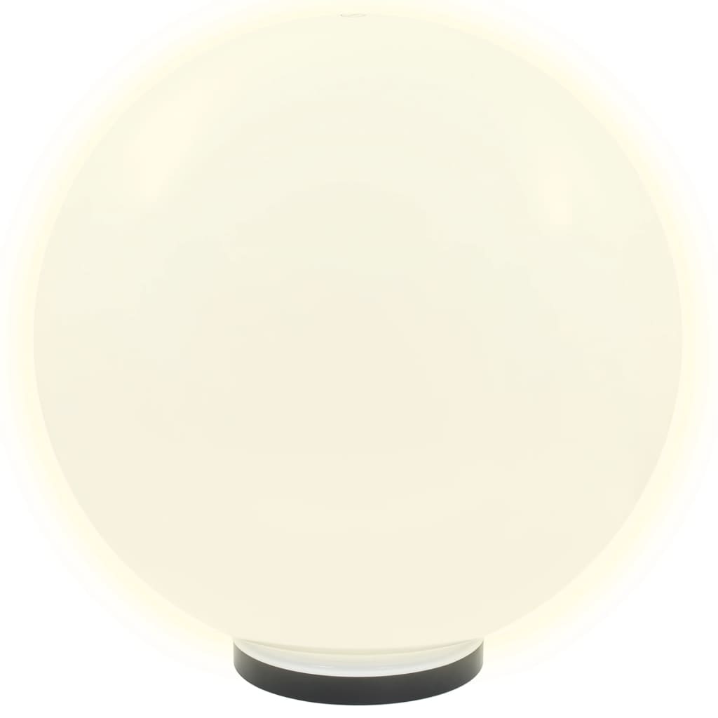 vidaXL LED-Gartenleuchten 2 Stk. Kugelförmig 50 cm PMMA