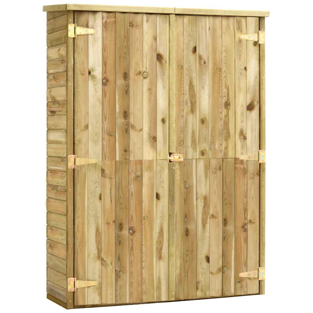 vidaXL Garten-Geräteschuppen 123x50x171 cm Kiefernholz Imprägniert