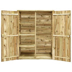 vidaXL Garten-Geräteschuppen 123x50x171 cm Kiefernholz Imprägniert