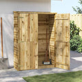 vidaXL Garten-Geräteschuppen 123x50x171 cm Kiefernholz Imprägniert