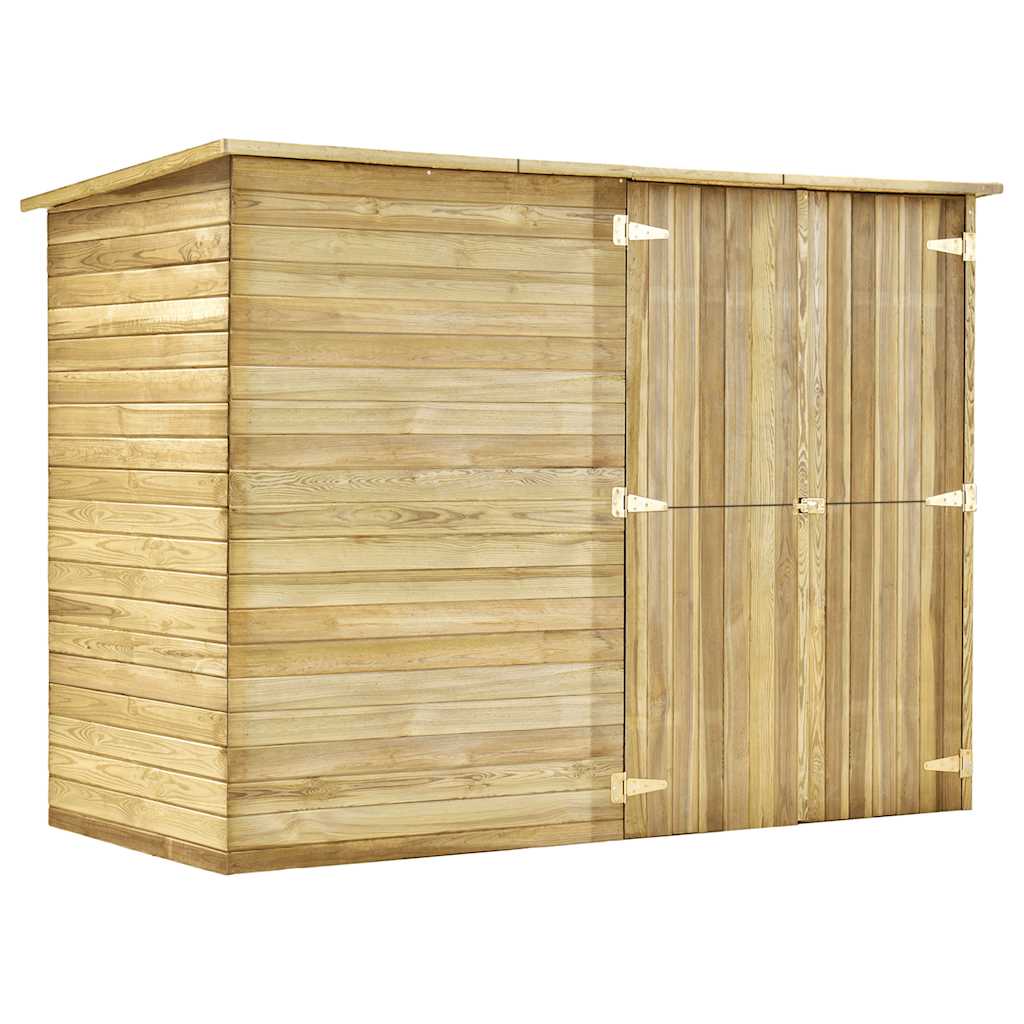 vidaXL Garten-Gerätehaus 232 x 110 x 170 cm Kiefernholz Imprägniert