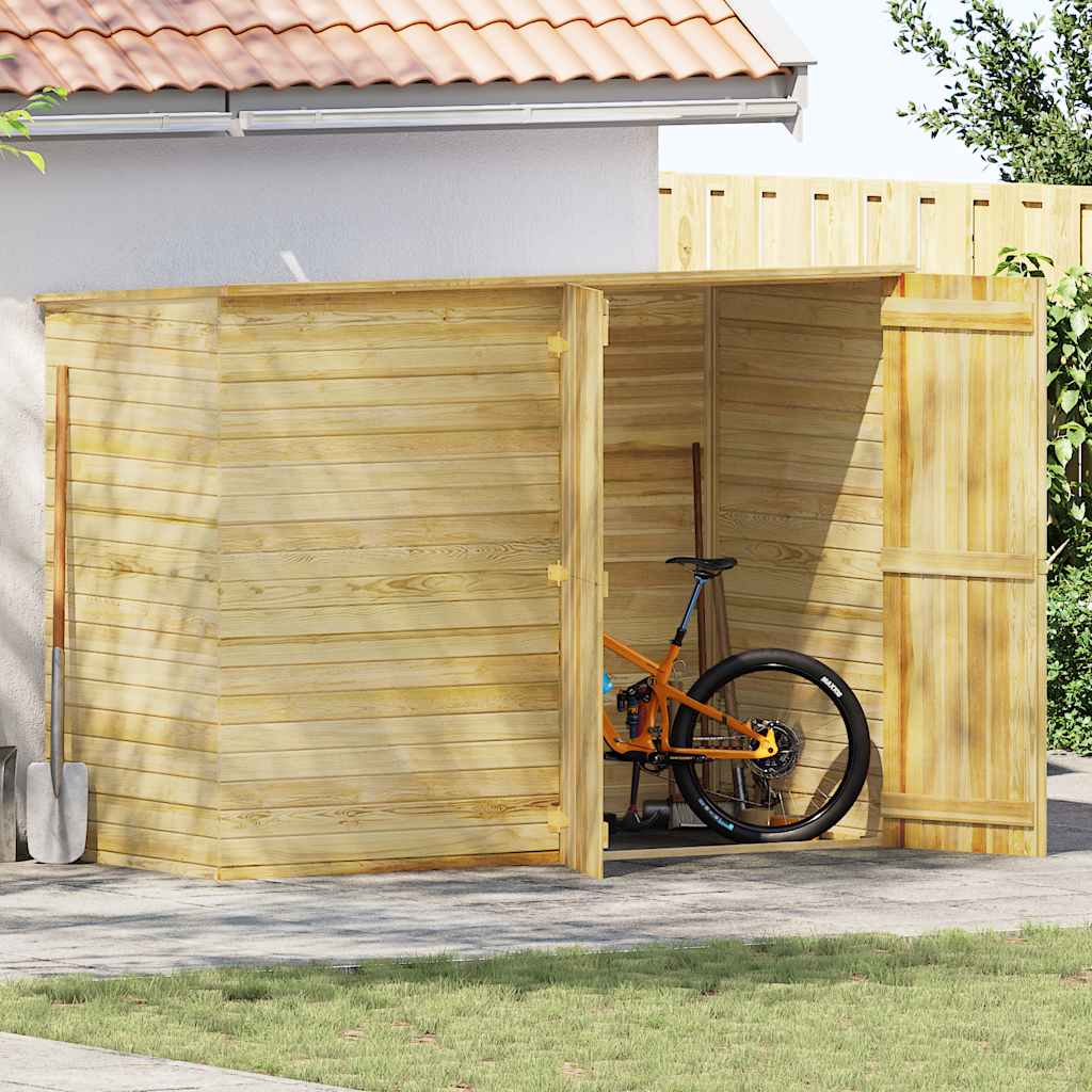 vidaXL Garten-Gerätehaus 232 x 110 x 170 cm Kiefernholz Imprägniert