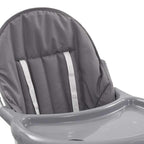 vidaXL Baby-Hochstuhl Grau und Weiß