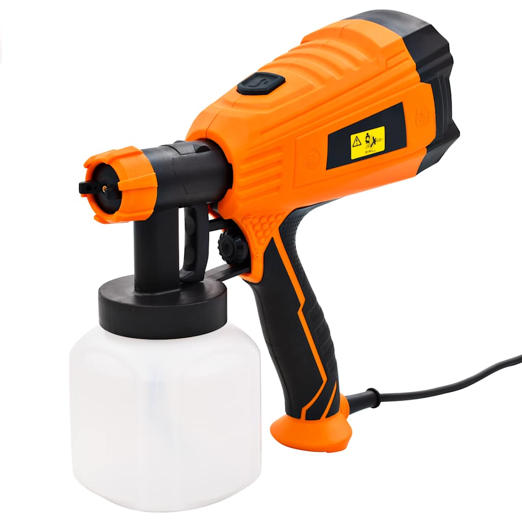 vidaXL Elektrische Farbspritzpistole mit 3 Düsengrößen 500 W 800 ml