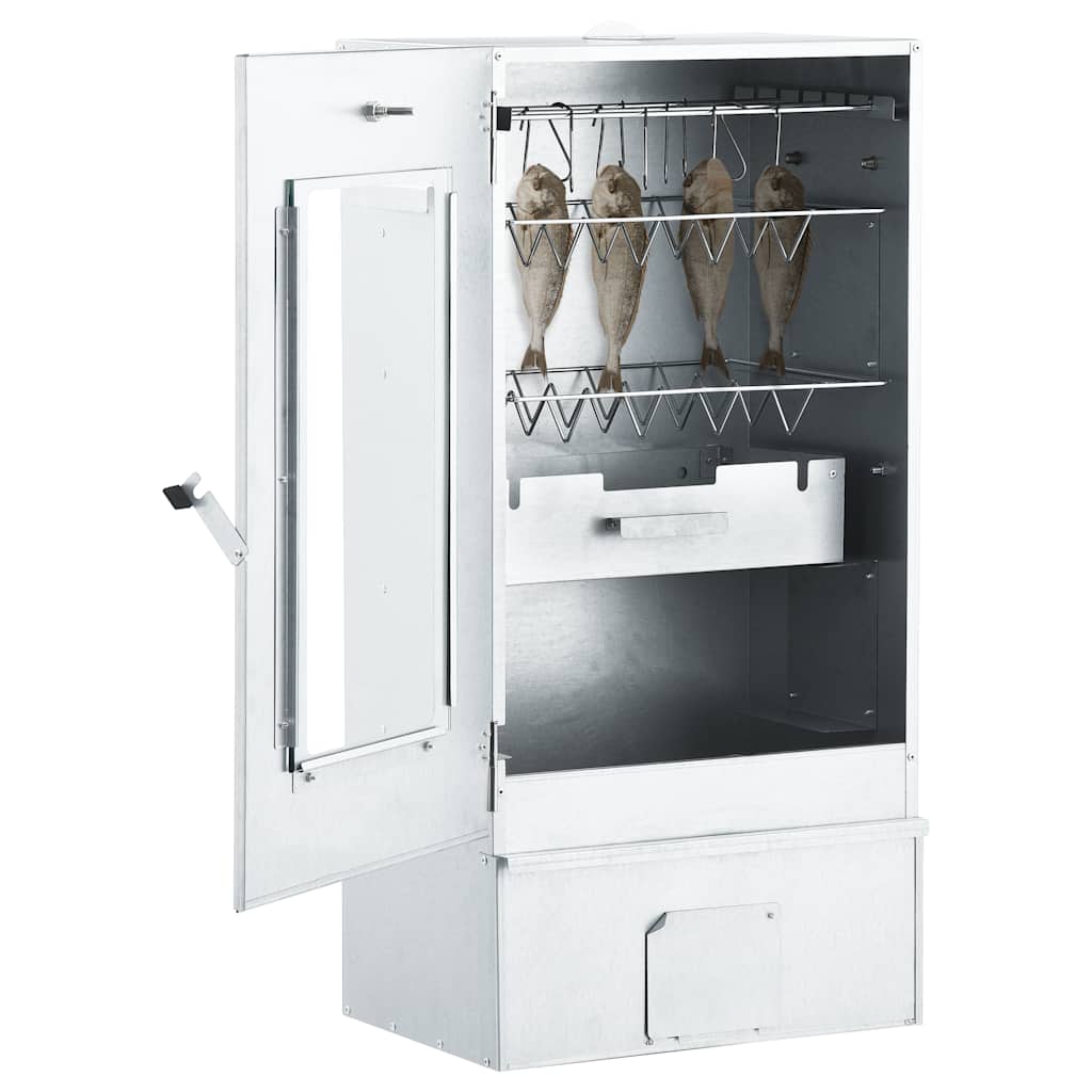 vidaXL Räucherofen mit 1 kg Hackschnitzel 44,5 x 29 x 83 cm