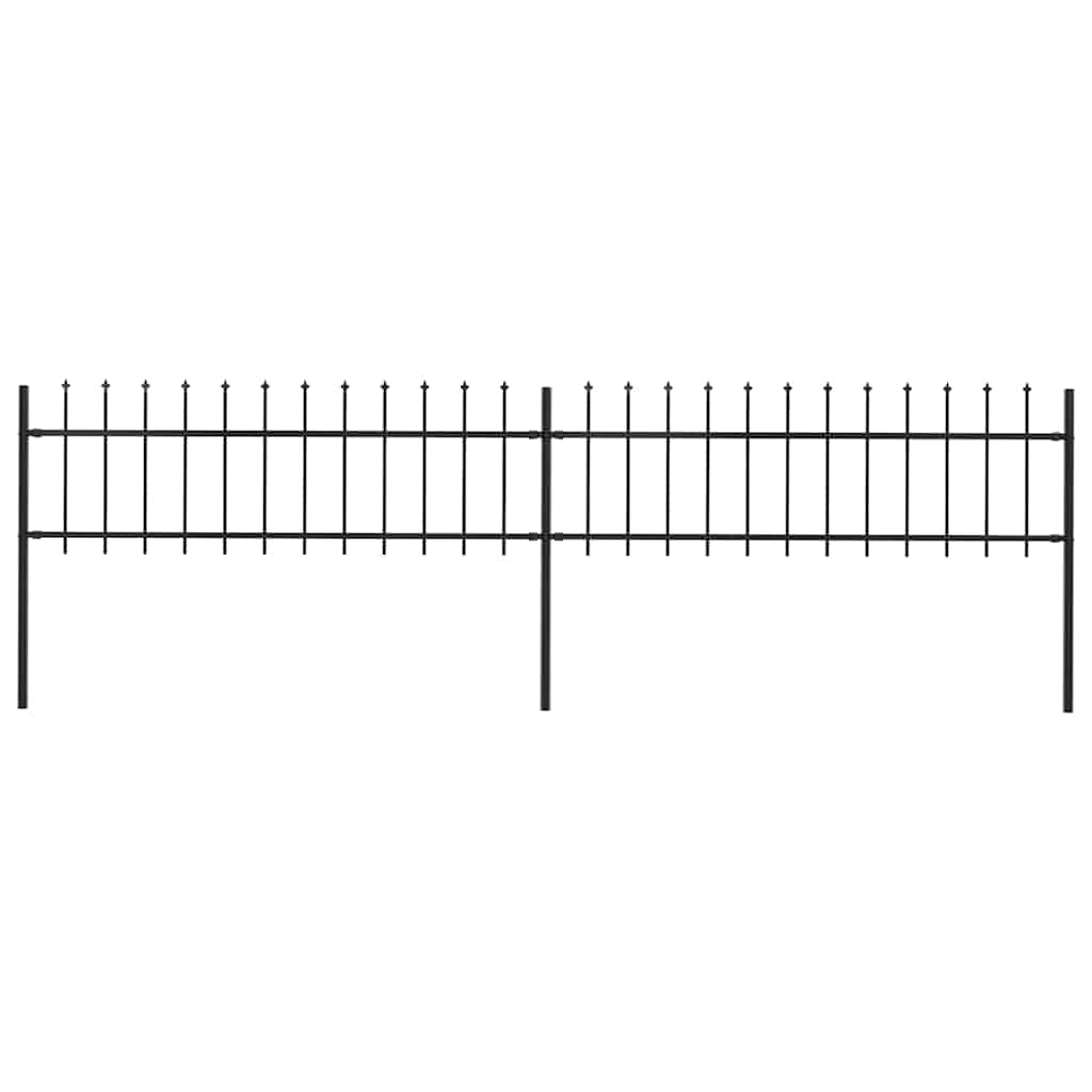 vidaXL Gartenzaun | Stahl | Stabil | Rechteckig | Modern