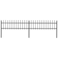 vidaXL Gartenzaun | Stahl | Stabil | Rechteckig | Modern