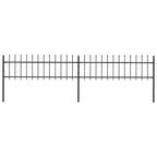 vidaXL Gartenzaun | Stahl | Stabil | Rechteckig | Modern